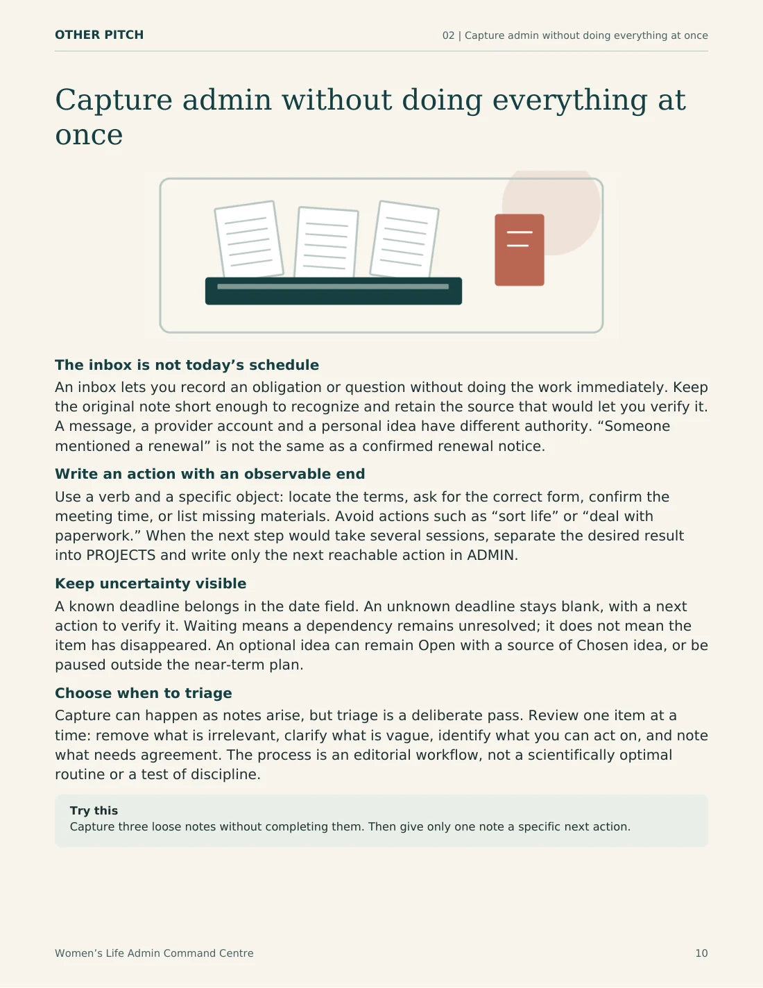 Guide page 10 from the actual women files